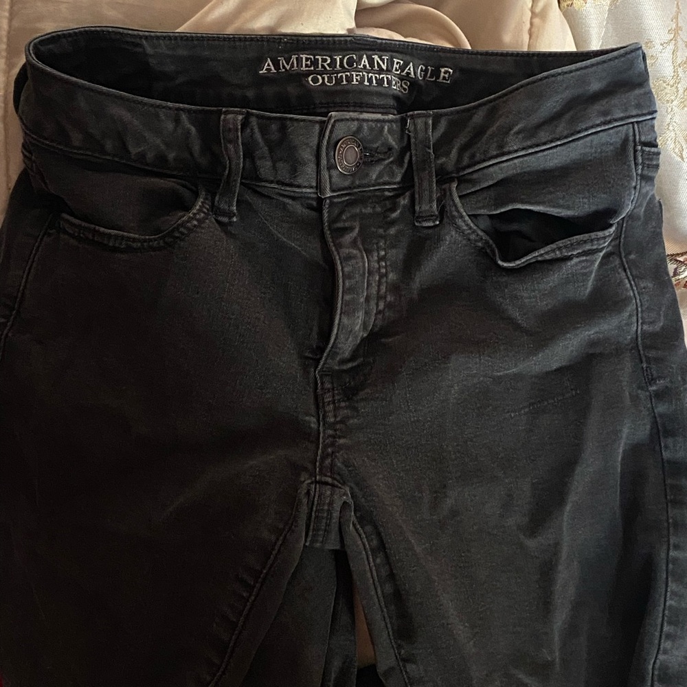American Eagle Outfitters black skinny jeans